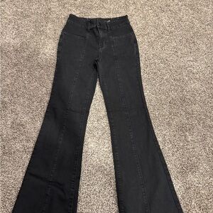 Women's Black Flared Jeans